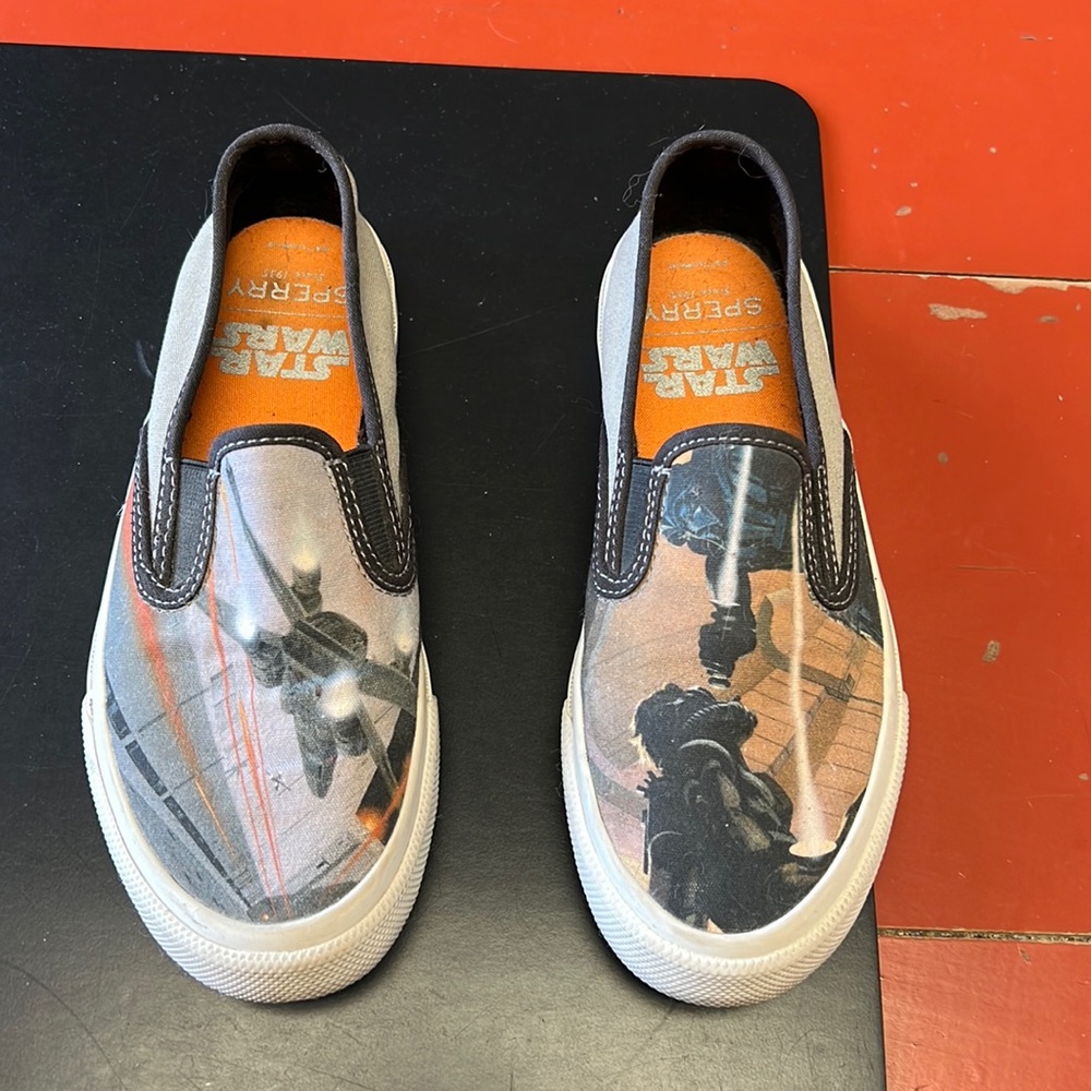 Sperry Star Wars Size 4M Shoes. Out of Print! GREAT CONDITION!